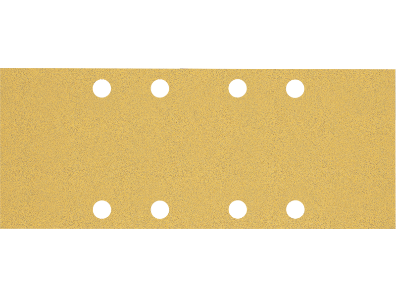 Brusni papir EXPERT Bosch z 8 luknjami za vibracijske brusilnike, Dimenzije: 93x230mm, Zrnatost: 80, 2608900835